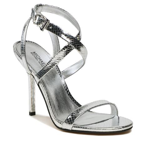 michael kors sandaletten silber|michael kors ladies sandals.